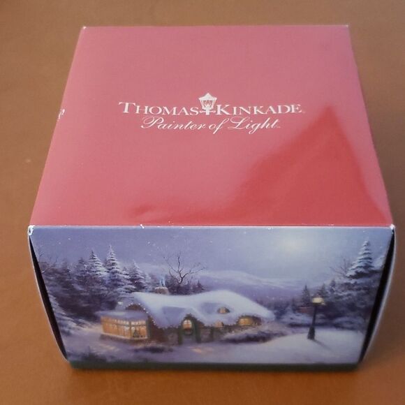 EUC Sears Thomas Kinkade Painter of Light Christmas Ornament Dated 2011 - Picture 2 of 13